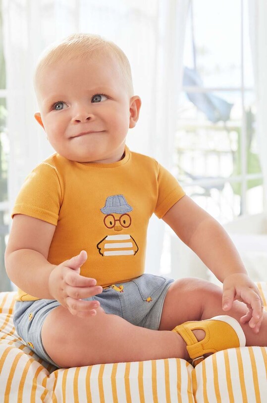 Mayoral Newborn compleu bebe bumbac galben 1208.1F.Newborn.PPYH