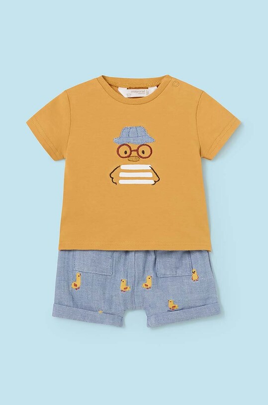 Mayoral Newborn compleu bebe 1208.1F.Newborn.PPYH galben SS24
