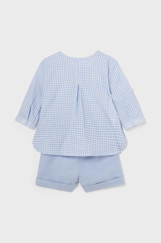 Pamučni komplet za bebe Mayoral Newborn 1215.1H.Newborn.PPYH plava SS24