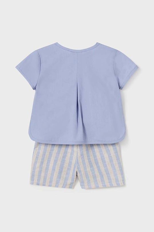 Băieți Mayoral Newborn set de bumbac pentru bebelusi 1219.1J.Newborn.PPYH albastru