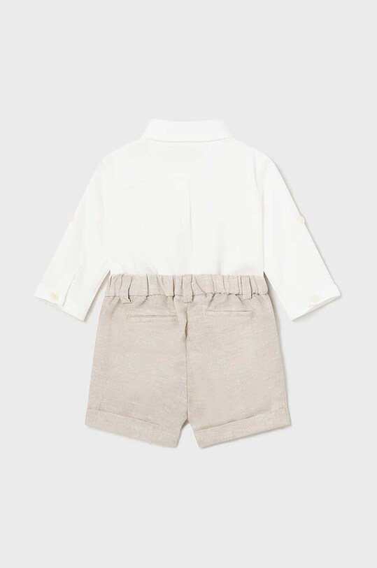 Детский комплект с примесью льна Mayoral Newborn 1220.1J.Newborn.PPYH бежевый SS24