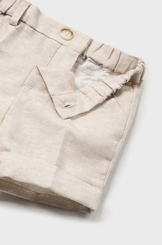 Mayoral Newborn komplet niemowlęcy z domieszką lnu beżowy 1220.1J.Newborn.PPYH