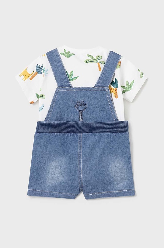 Mayoral Newborn komplet bawełniany niemowlęcy 1624.1G.Newborn.PPYH niebieski SS24