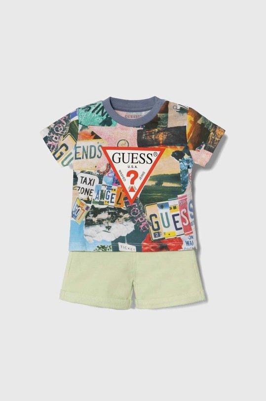 Guess set de bumbac pentru bebelusi cu modele multicolor I4GG12.K8HM3.PPYH