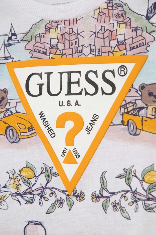 Момче Детски памучен комплект Guess N4GG00.K8HM3.PPYH оранжев