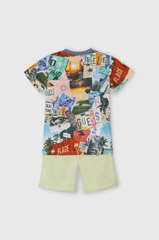 Guess komplet bawełniany dziecięcy N4GG12.K8HM3.PPYH multicolor SS24