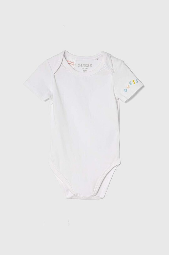 Detská bavlnená súprava Guess P4GG10.K6YW0.PPYH biela SS24