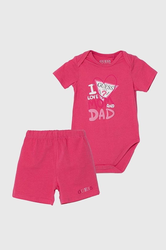 Guess compleu bebe tricotaj roz H4GW07.K6YW1.PPYH
