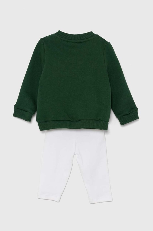 Lacoste komplet bawełniany niemowlęcy 4J8509 zielony SS24