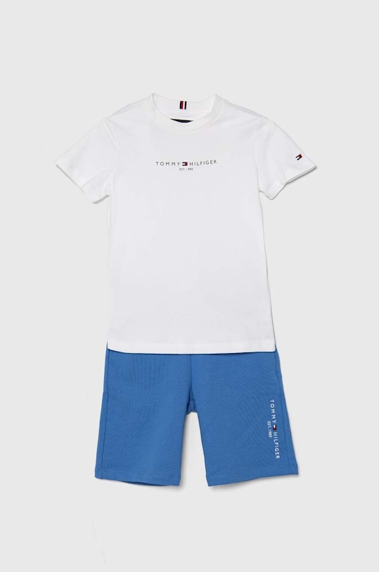 Tommy Hilfiger compleu copii tricotaj albastru KB0KB08829.128.176.PPYH