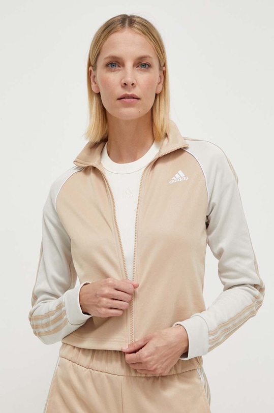 Odzież adidas dres IS0842 beżowy