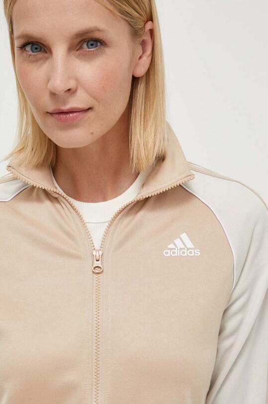adidas dres IS0842 beżowy