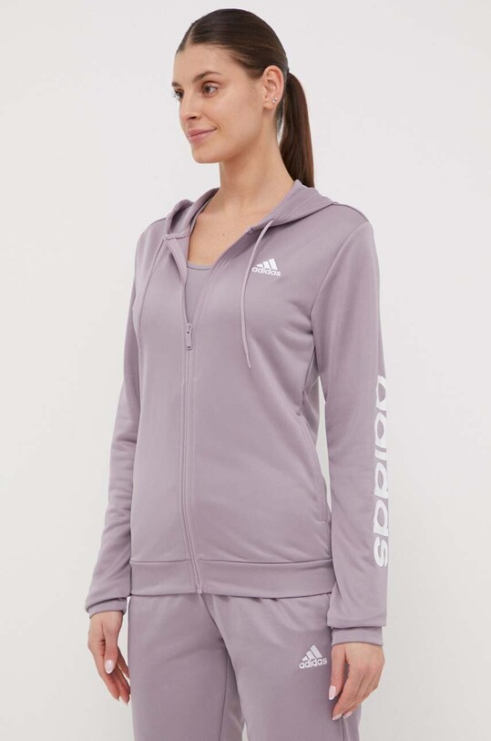 Odzież adidas dres IS0851 fioletowy