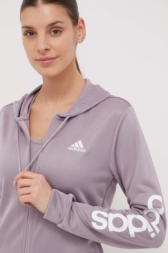 Tepláková súprava adidas IS0851 fialová