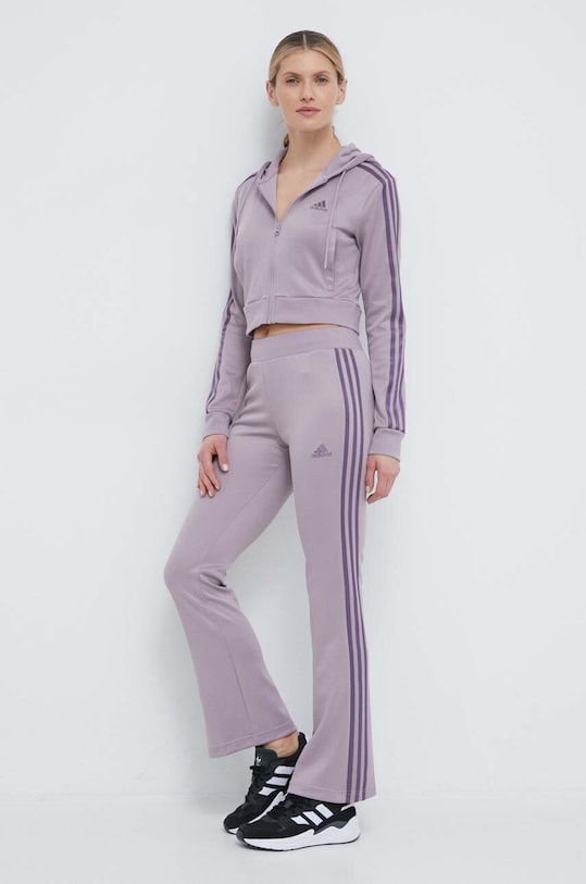 adidas dres dzianina fioletowy IS0914