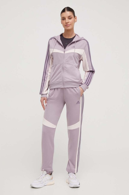 Спортивный костюм adidas трикотаж фиолетовой IS0915