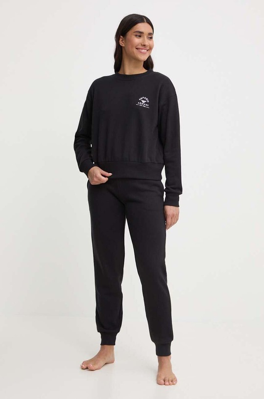 Emporio Armani Underwear dres lounge 164843.4R276 czarny SS24