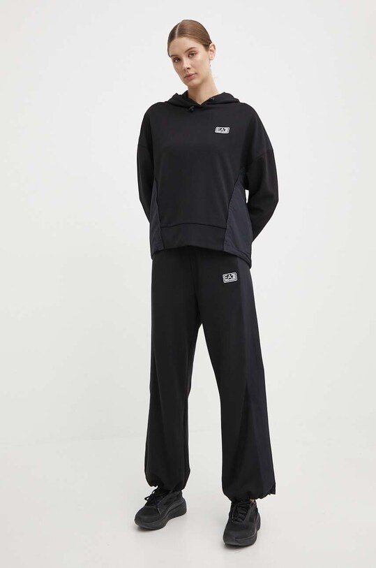 Φόρμα EA7 Emporio Armani ύφασμα μαύρο 3DTV58.TJKWZ.1200