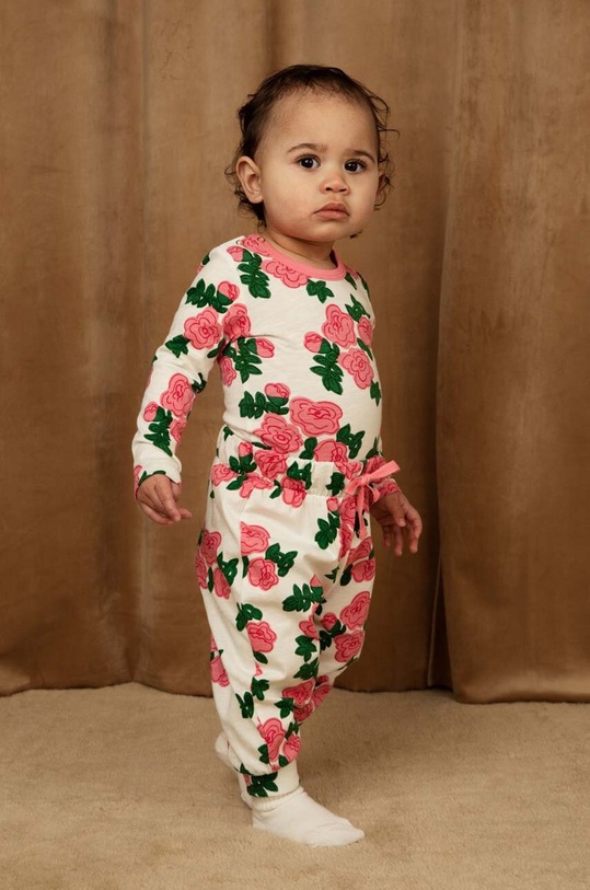 Detská bavlnená súprava Mini Rodini bavlna ružová 2414011228