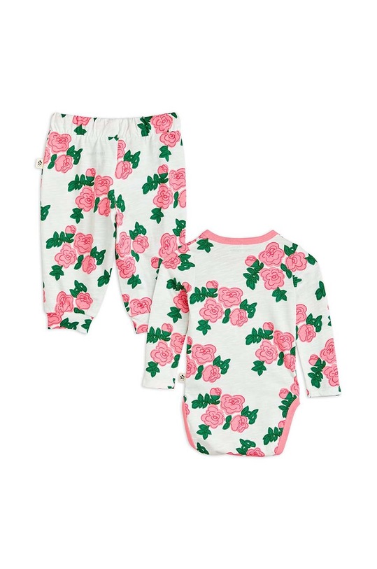 Dievča Detská bavlnená súprava Mini Rodini 2414011228 ružová