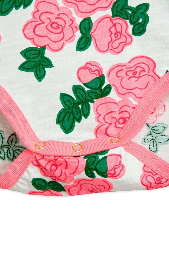 Mini Rodini komplet bawełniany niemowlęcy różowy 2414011228