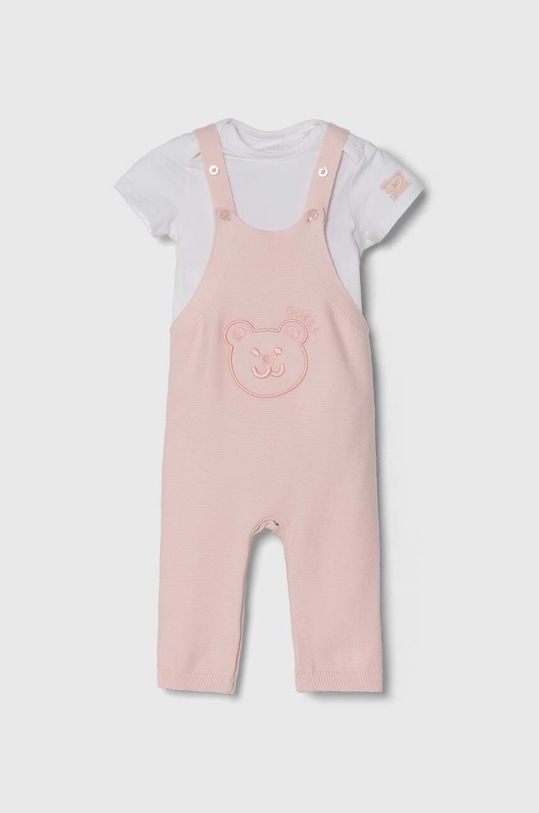 Guess completoa da neonato semplice rosa H4RW03.J1311.G.PPYH