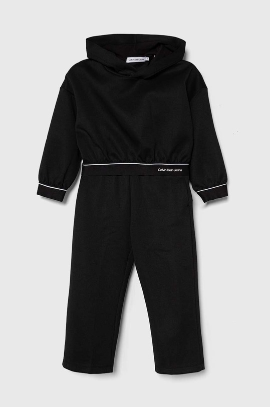 Calvin Klein Jeans dres dziecięcy z elastanem czarny IG0IG02299.104.116.PPYH