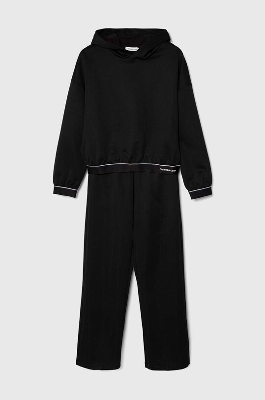 Calvin Klein Jeans dres dziecięcy dzianina czarny IG0IG02299.128.176.PPYH