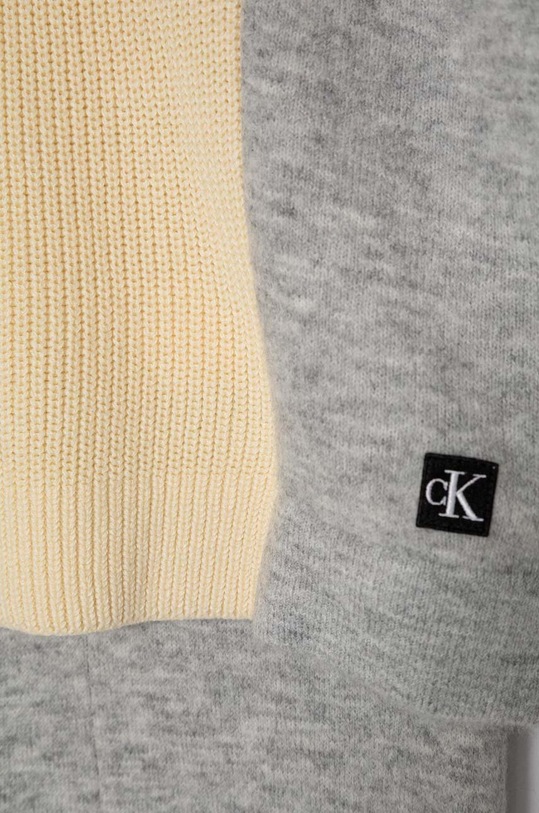 DÍVKA Dětská souprava s příměsí vlny Calvin Klein Jeans IG0IG02325.PPYH šedá