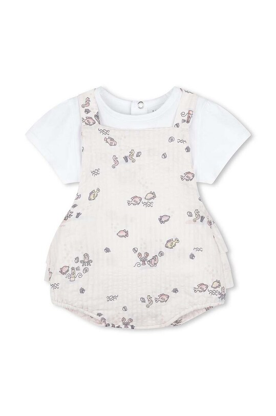 Дитячий бавовняний комплект Kenzo Kids візерунок рожевий K60050.