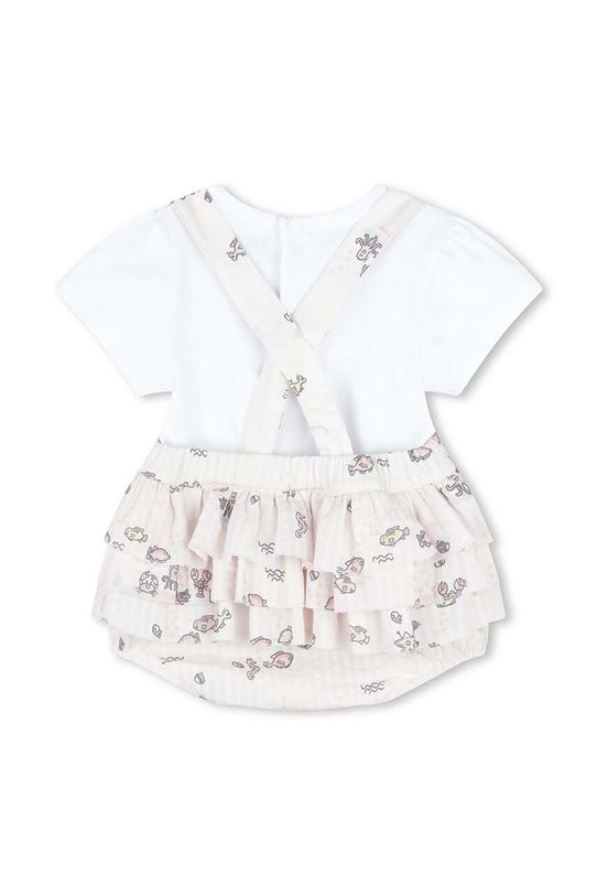 Kenzo Kids komplet bawełniany niemowlęcy K60050. różowy SS24