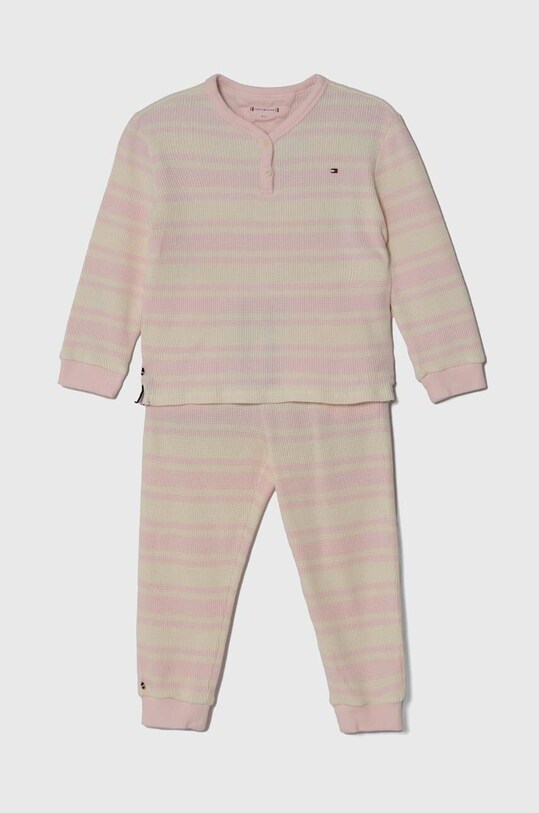 Детский хлопковый комплект Tommy Hilfiger хлопок розовый KN0KN01780.PPYH