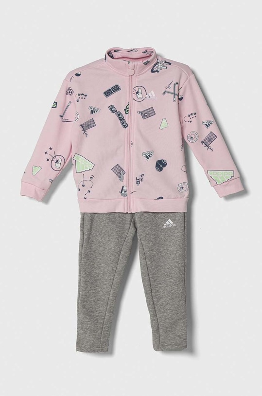 adidas trening copii tricotaj roz IN3304