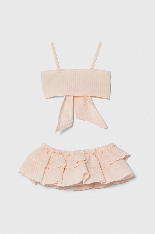 Jamiks set de bumbac pentru copii ELEONORE.Kompl.JLG225.G portocaliu SS24