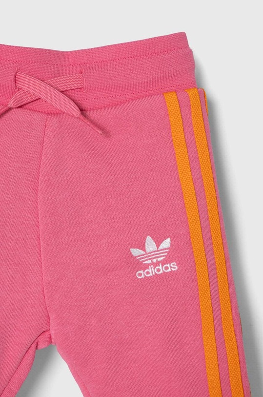 DÍVKA Dětská tepláková souprava adidas Originals IT7301 oranžová