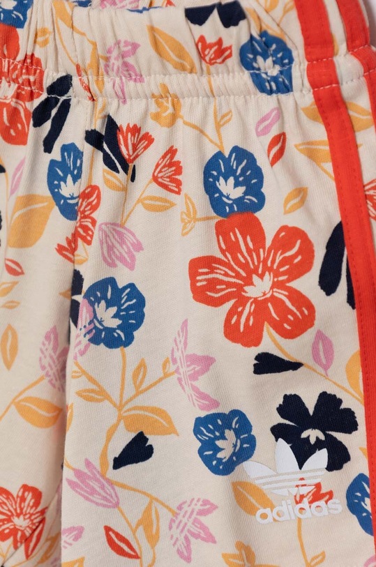 Dievča Detská bavlnená súprava adidas Originals IR9640 béžová