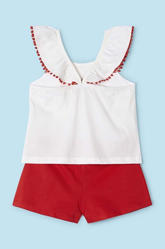 DÍVKA Dětská bavlněná souprava Mayoral 3261.6J.Mini.PPYH fialová