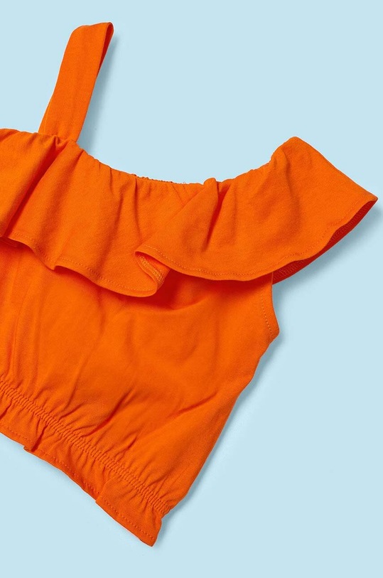 Detská bavlnená súprava Mayoral oranžová 3262.6J.Mini.PPYH