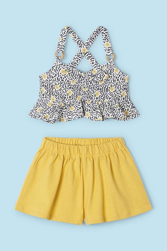 Mayoral komplet dziecięcy 3265.6N.Mini.PPYH żółty SS24