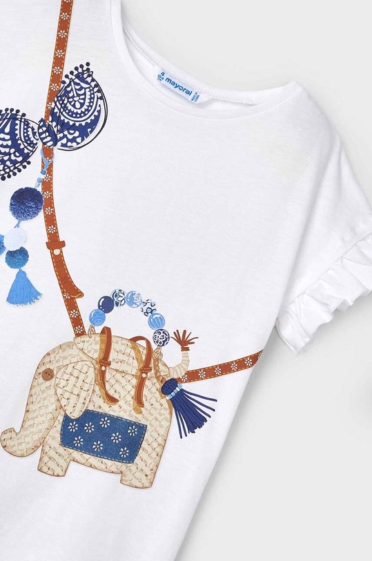 Κοριτσίστικα Παιδικό βαμβακερό σετ Mayoral 3706.6G.Mini.PPYH μπλε