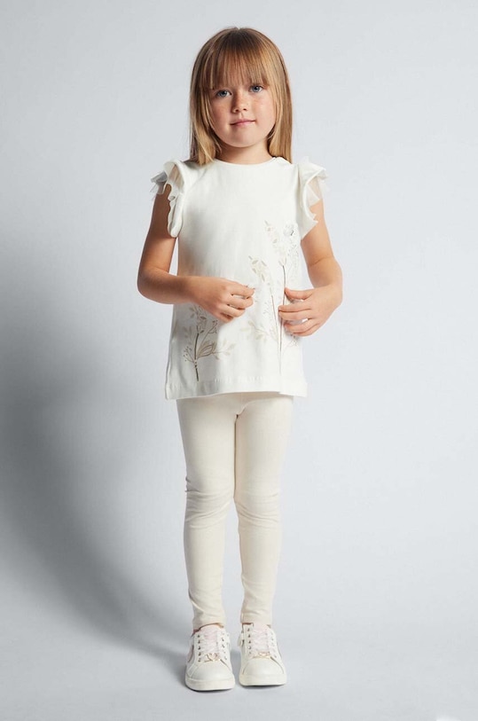 Παιδικό σετ Mayoral στάμπα μπεζ 3707.6H.Mini.PPYH