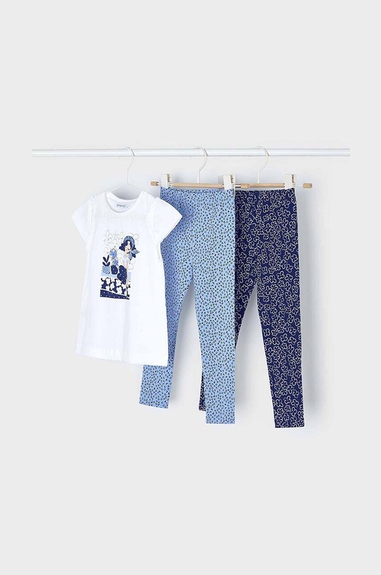 Mayoral gyerek pamut melegítő szett dzsörzé sötétkék 3708.6H.Mini.PPYH