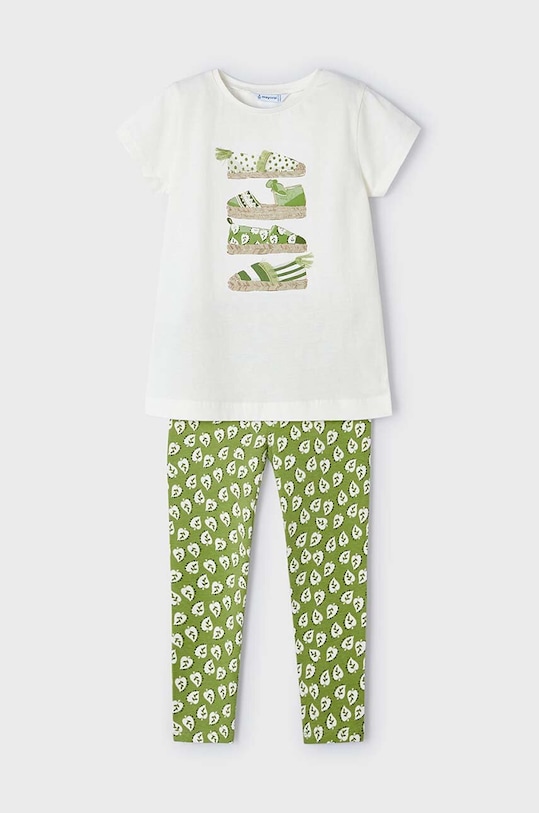 Παιδικό βαμβακερό σετ Mayoral βαμβάκι μπεζ 3711.6O.Mini.PPYH