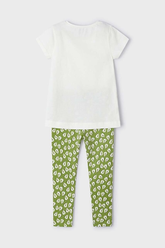 Παιδικό βαμβακερό σετ Mayoral 3711.6O.Mini.PPYH μπεζ SS24