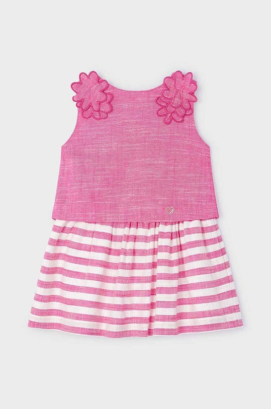 Mayoral komplet dziecięcy tkanina różowy 3952.6B.Mini.PPYH
