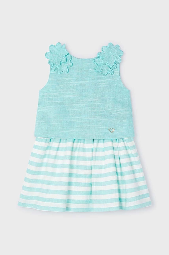 Mayoral komplet dziecięcy tkanina turkusowy 3952.6B.Mini.PPYH