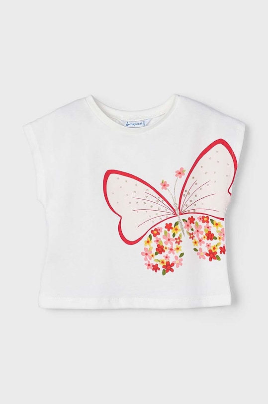 Παιδικό βαμβακερό σετ Mayoral 3954.6K.Mini.PPYH μωβ SS24