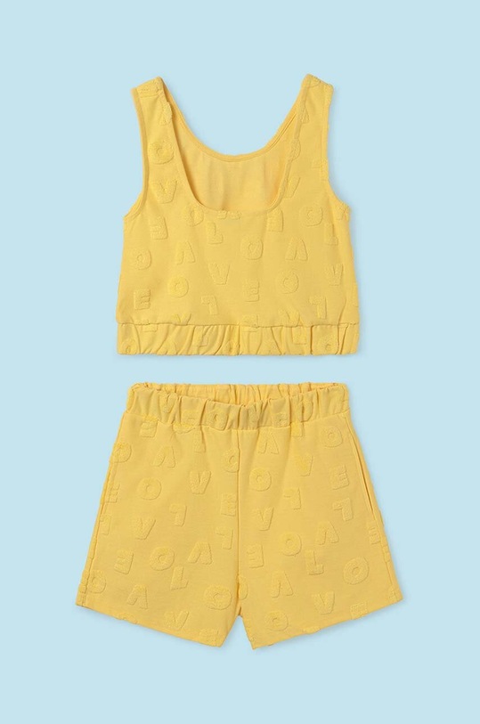 Παιδικό σετ Mayoral πλεκτό ύφασμα κίτρινο 6278.8F.Junior.PPYH