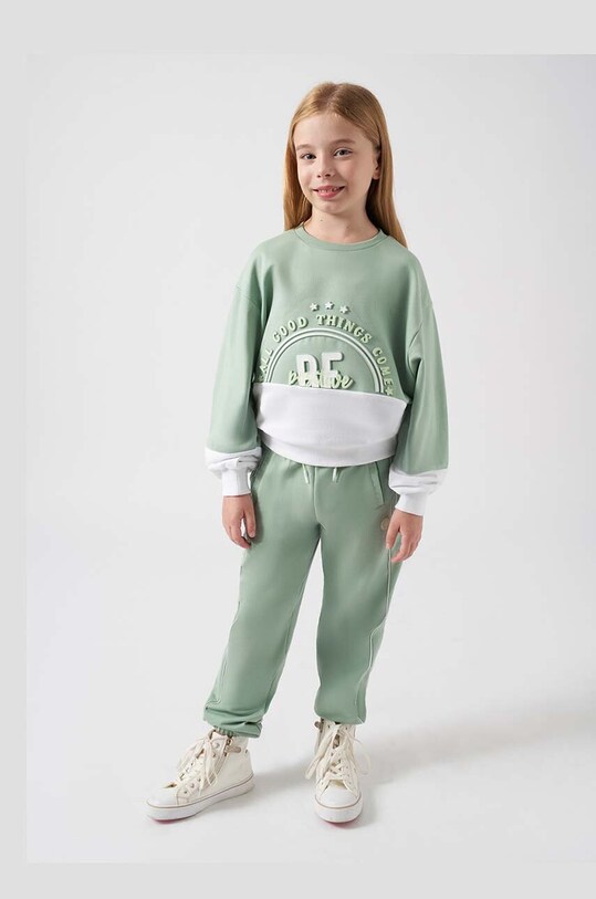 Mayoral pantaloni tuta bambino/a maglia verde 6505.8D.Junior.PPYH
