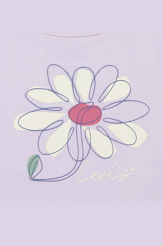 Дівчинка Комплект для немовлят Levi's LVG FLORAL DOLMAN TEE & SHORT 1EK065 рожевий